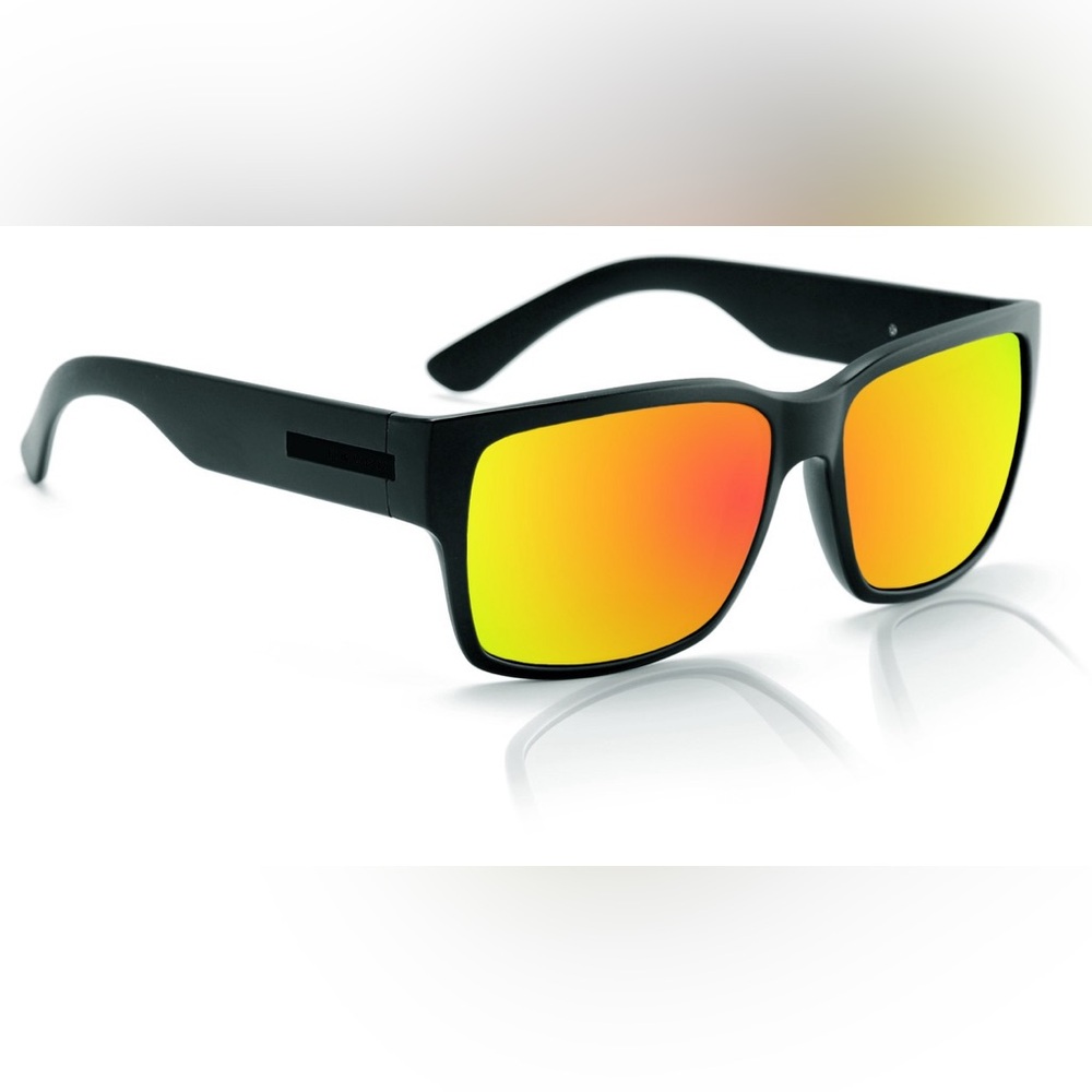 COPY - Hoven Mosteez Sunglasses - Black on Black - Fire Chrome Polarized